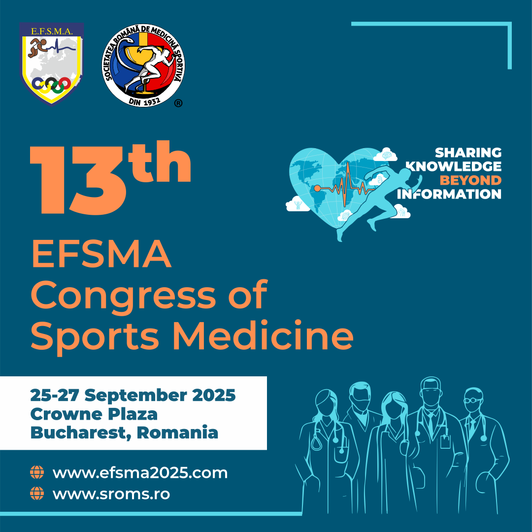 13th EFSMA Congress of Sports Medicine